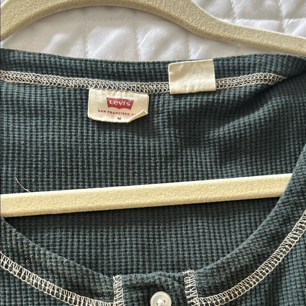 Levi's Dark Green Knit Top